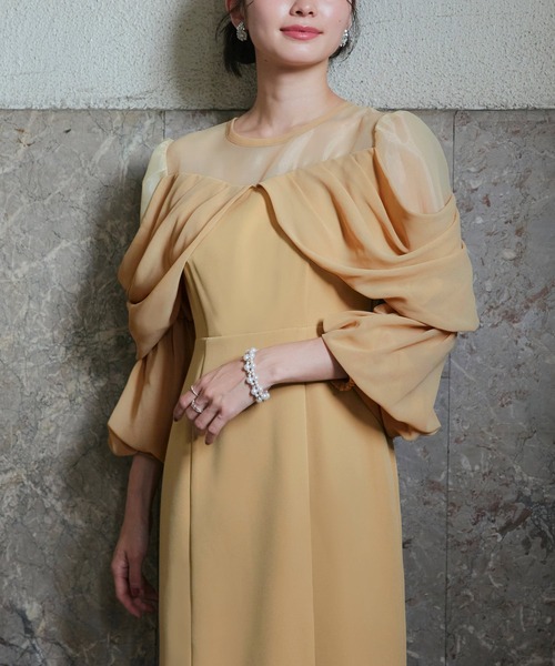 「RUIRUE BOUTIQUE」 長袖ワンピース M ブラック レディース_画像8