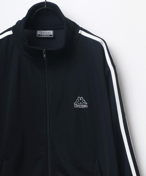 Kappa（カッパ） ジャージブルゾン L ブラック メンズ : ZOZOTOWN