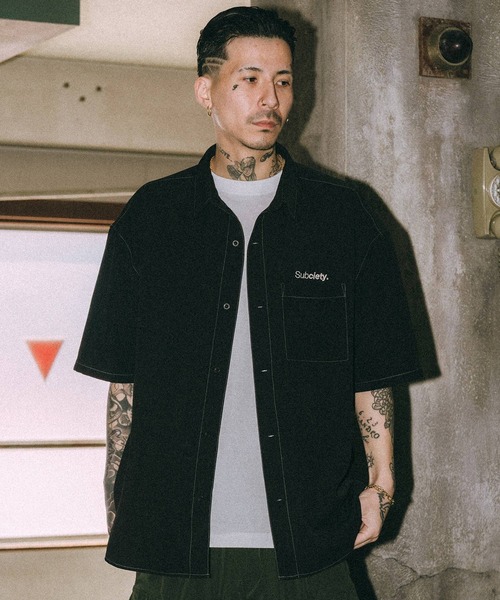 「Subciety」 半袖シャツ X-LARGE ホワイト メンズ_画像5