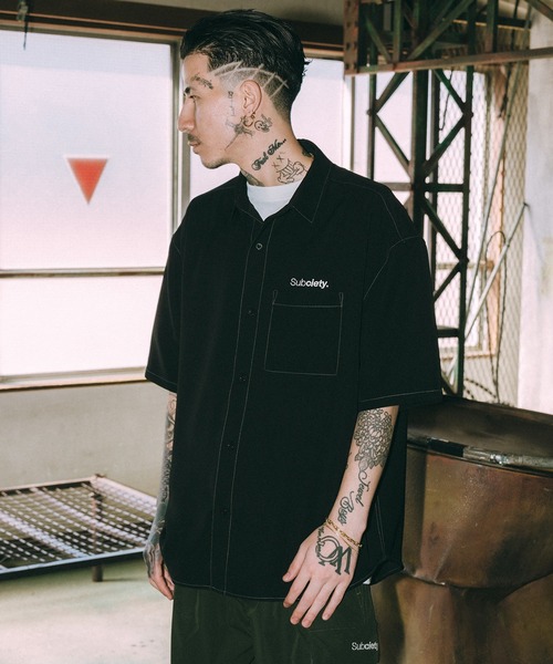 「Subciety」 半袖シャツ X-LARGE ホワイト メンズ_画像6