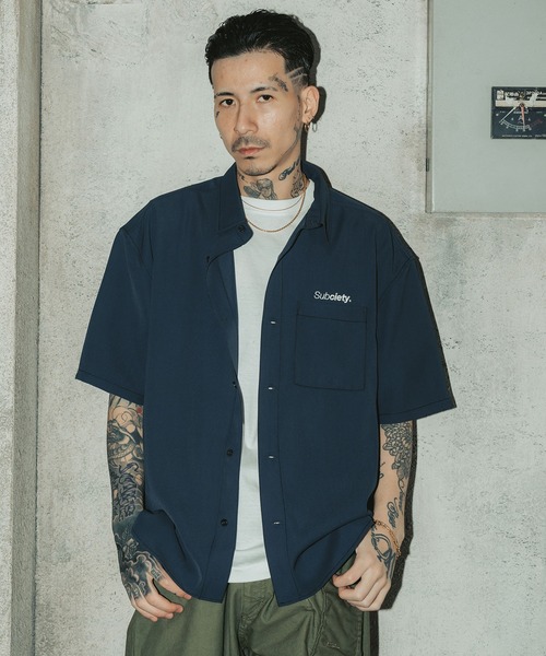 「Subciety」 半袖シャツ X-LARGE ホワイト メンズ_画像9