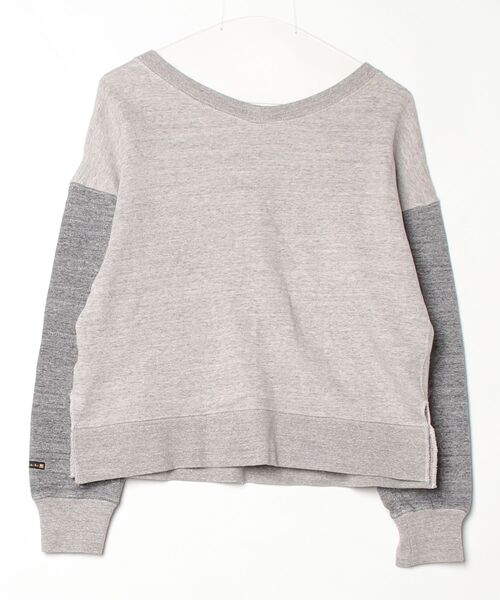 「kha:ki」 スウェットカットソー - グレー レディース_画像2