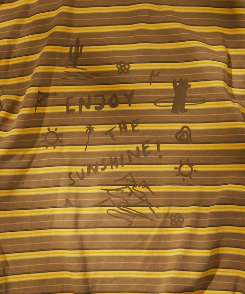 「Jonas Claesson」 半袖Tシャツ LARGE ブラウン系その他 メンズ_画像8