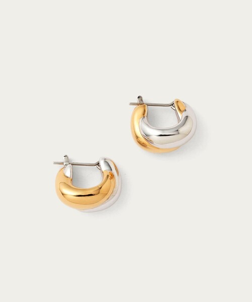 ピアス 「by Preek」ミックス ボテロ フープ ピアス レディースの画像