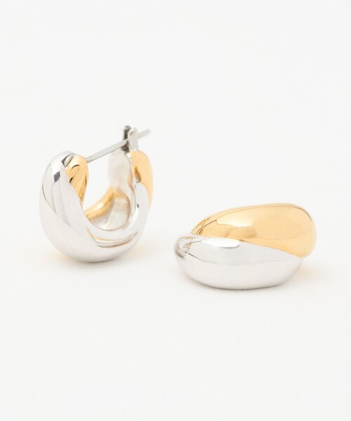 ピアス 「by Preek」ミックス ボテロ フープ ピアス レディースの画像