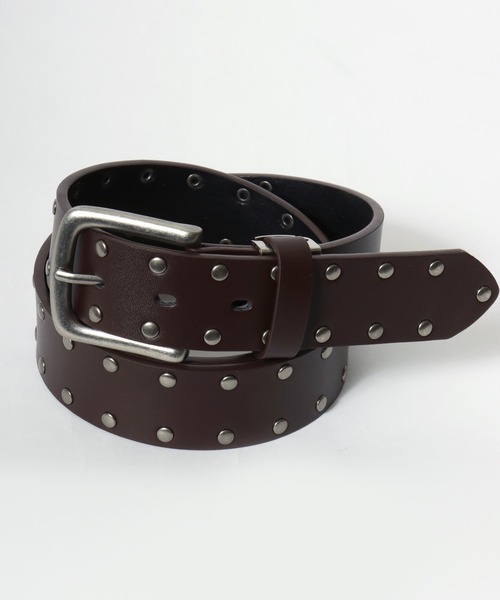 Lee（リー） ベルト Synthetic Leather Studs Belt/35mm 合皮 スタッズ