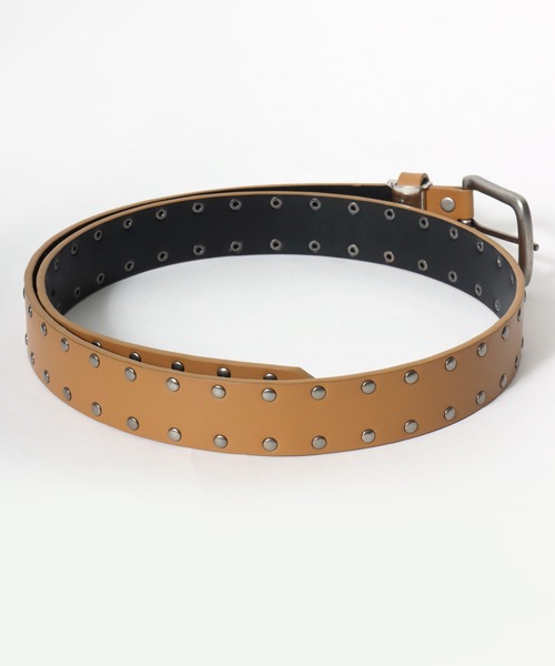 Lee（リー） ベルト Synthetic Leather Studs Belt/35mm 合皮 スタッズ
