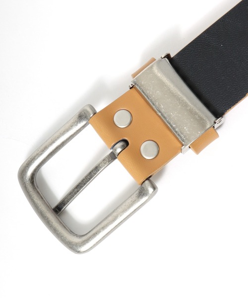 Lee（リー） ベルト Synthetic Leather Studs Belt/35mm 合皮 スタッズ