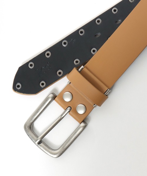 Lee（リー） ベルト Synthetic Leather Studs Belt/35mm 合皮 スタッズ