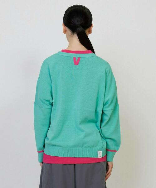 「FRAPBOIS」 ニットカーディガン 2 ミント レディース_画像4