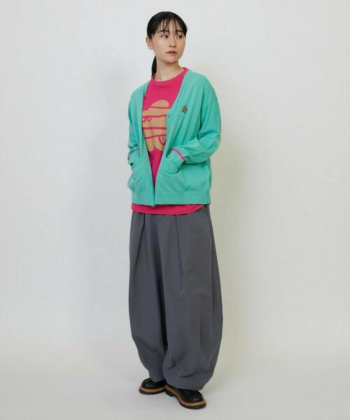 「FRAPBOIS」 ニットカーディガン 2 ミント レディース_画像6