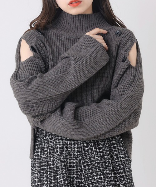 Chico（チコ） 長袖ニット FREE グレー レディース : ZOZOTOWN Yahoo