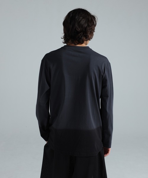Y-3 tシャツ DIPPED LONG SLEEVE TEE メンズ レディース : ZOZOTOWN