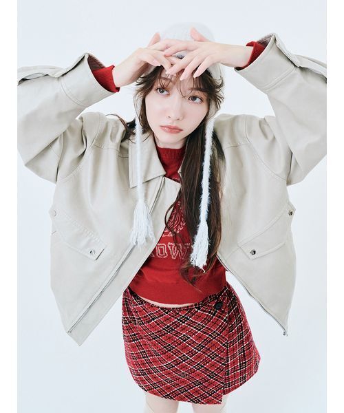 「LILY BROWN」 ブルゾン F ブラック レディースの画像