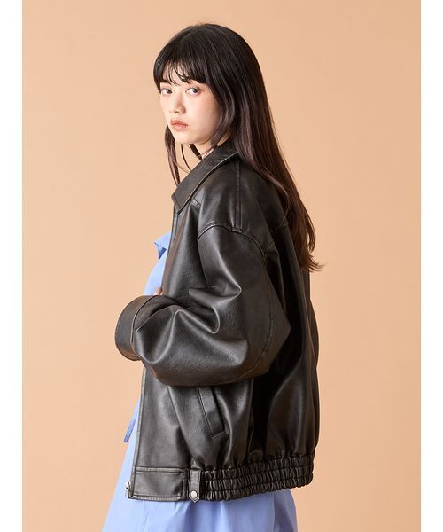 「LILY BROWN」 ブルゾン F ブラック レディースの画像
