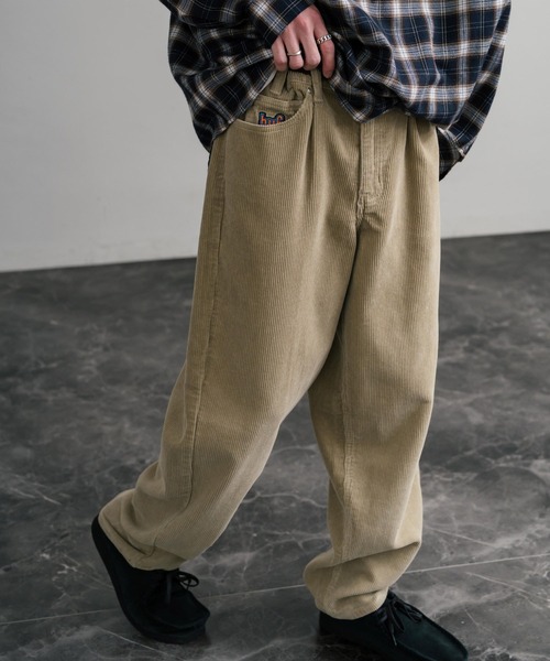 HUF（ハフ） コーデュロイパンツ 32 サンドベージュ メンズ : ZOZOTOWN