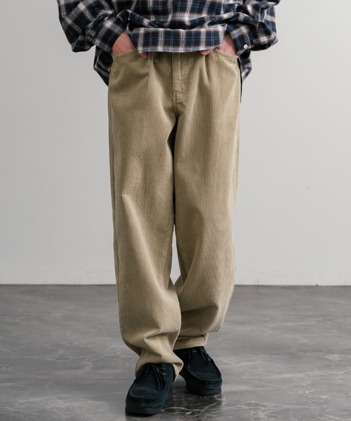 HUF（ハフ） コーデュロイパンツ 32 サンドベージュ メンズ : ZOZOTOWN