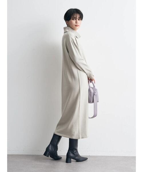 「YECCA VECCA」 ニットワンピース FREE グリーン レディース_画像4