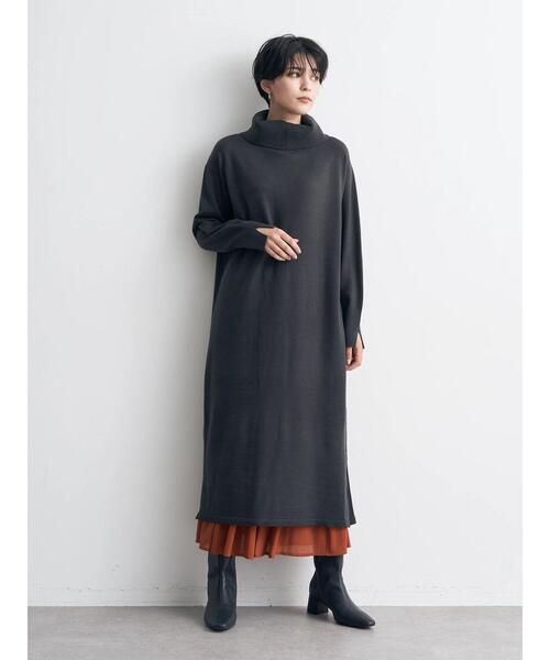 「YECCA VECCA」 ニットワンピース FREE グリーン レディース_画像5