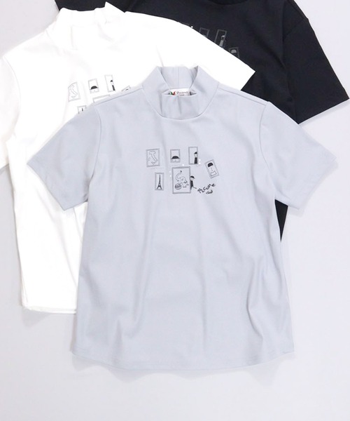 N＆Yさま専用　新品　PICONE　半袖プルオーバー Picone CLUB（ピッコーネクラブ） tシャツ ミュージアム柄UV冷感プル