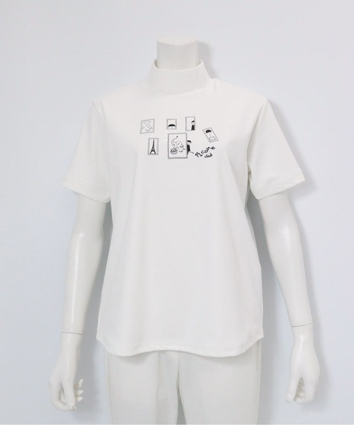 Picone CLUB（ピッコーネクラブ） tシャツ 半袖 ミュージアム柄UV冷感