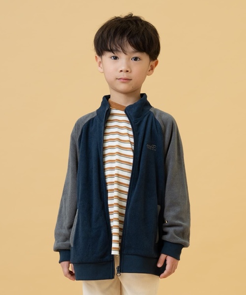 ブルゾン アウター 「リンク」パイルトラックジャケット キッズ 子供服 男の子 女の子 | petit main and D. | 02