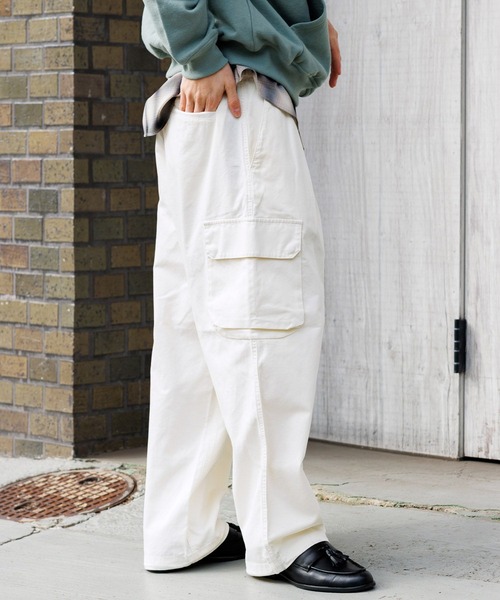 RAGEBLUE（レイジブルー） カーゴパンツ Military Cargo Tuck Wide