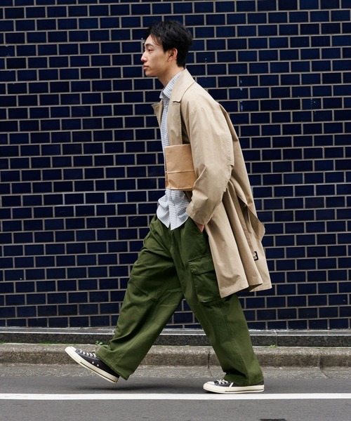 RAGEBLUE（レイジブルー） カーゴパンツ Military Cargo Tuck Wide
