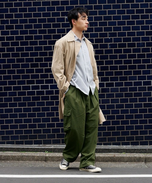 RAGEBLUE（レイジブルー） カーゴパンツ Military Cargo Tuck Wide