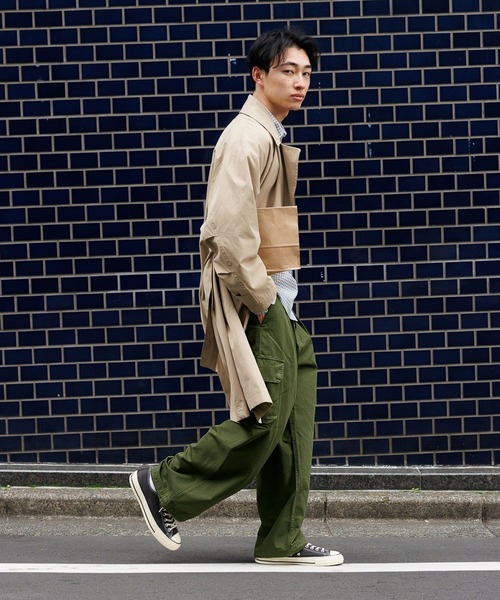 RAGEBLUE（レイジブルー） カーゴパンツ Military Cargo Tuck Wide