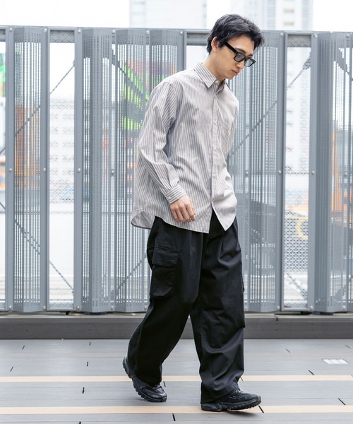 RAGEBLUE（レイジブルー） カーゴパンツ Military Cargo Tuck Wide