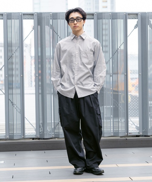 RAGEBLUE（レイジブルー） カーゴパンツ Military Cargo Tuck Wide