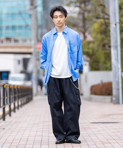 RAGEBLUE（レイジブルー） カーゴパンツ Military Cargo Tuck Wide