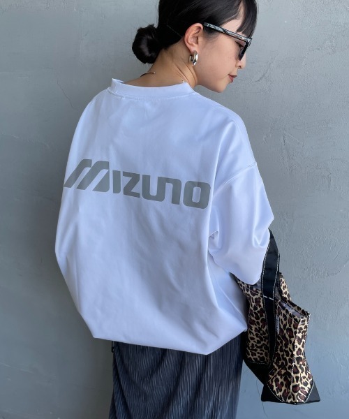 MIZUNO（ミズノ） uvカット tシャツ 別注 ドローコード付き バック