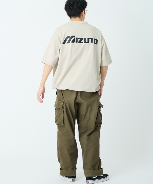 MIZUNO（ミズノ） uvカット tシャツ 半袖 別注 ドローコード付き