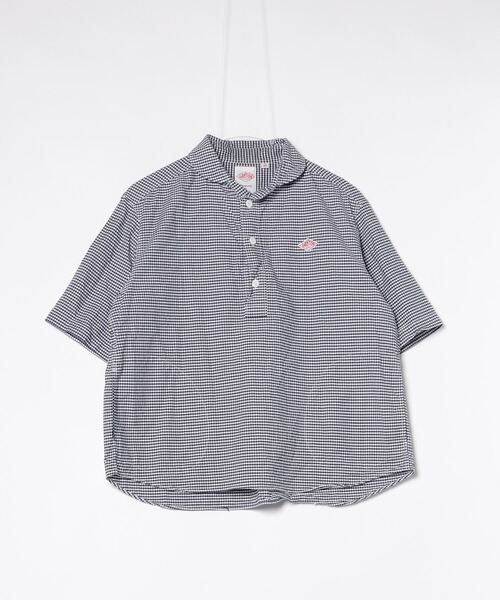 Danton（ダントン） 半袖シャツ 38 ネイビー レディース : ZOZOTOWN 