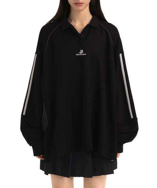 MASONPRINCE 長袖ポロシャツ S ブラック メンズ : ZOZOTOWN Yahoo!店