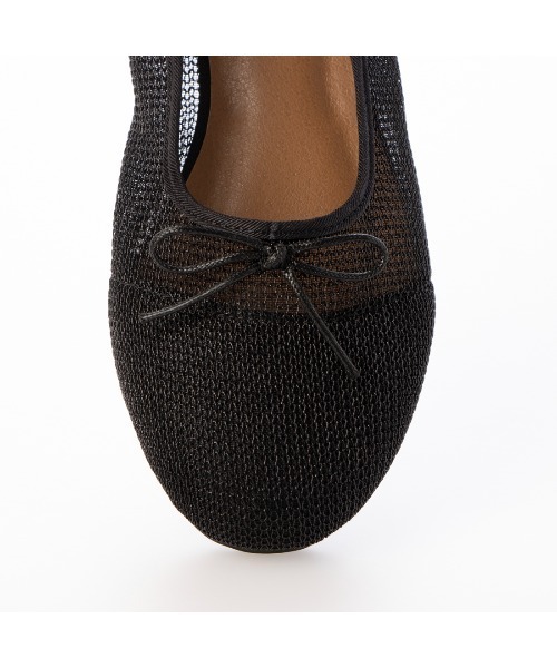 「EVOL」 フラットパンプス 24.0cm シルバー レディース_画像3