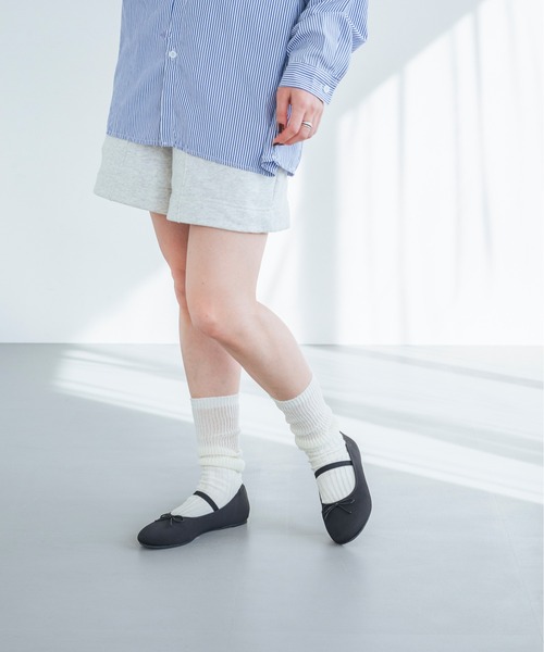 「EVOL」 フラットパンプス 24.0cm シルバー レディース_画像9