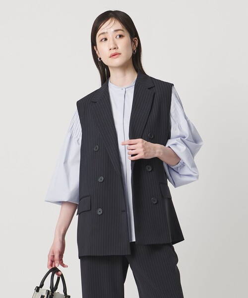 UNITED ARROWS（ユナイテッドアローズ） ベスト ジレ Drapy ピン