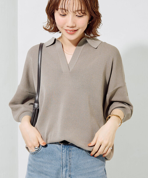 お値下げ　EVERYDAY I LIKE シーアイランド　Vネックニット EVERYDAY I LIKE. ニット セーター *シーアイランドVネックニット