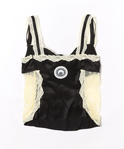 tシャツ SATIN ＆ LACE STRAP TOP WTO458ACWOV0056 レディースの画像