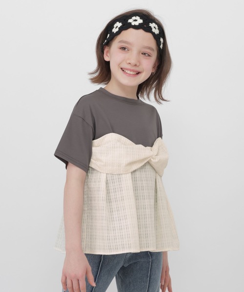 GLOBAL WORK（グローバルワーク） tシャツ ヘビロッTEEビスチェ