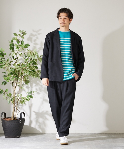 「417 EDIFICE」 セットアップ LARGE ネイビー メンズ