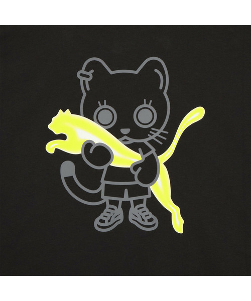PUMA（プーマ） tシャツ ユニセックス NEKO-san FP MX 長袖 Tシャツ