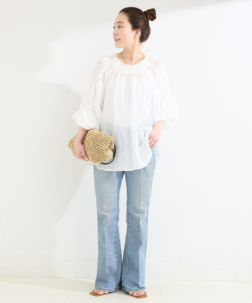 ジーンズ デニム デニムパンツ 「WEB＋一部店舗限定」Wrangler / ラングラー FLARE JEAN MidUSEDWash レディース_2