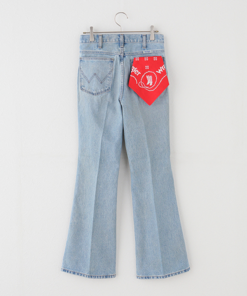 ジーンズ デニム デニムパンツ 「WEB＋一部店舗限定」Wrangler / ラングラー FLARE JEAN MidUSEDWash レディース_9
