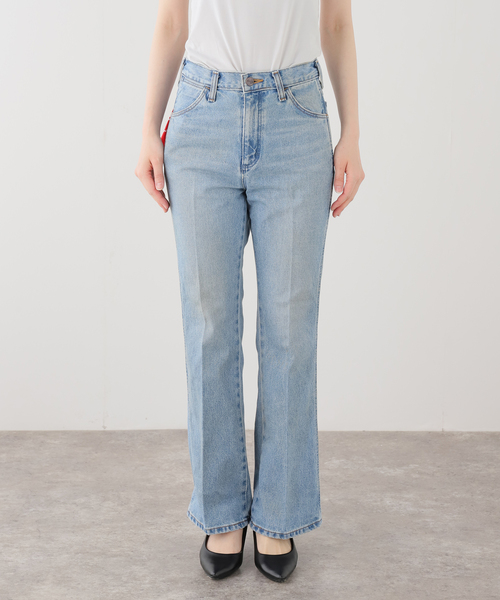 ジーンズ デニム デニムパンツ 「WEB＋一部店舗限定」Wrangler / ラングラー FLARE JEAN MidUSEDWash レディース_19