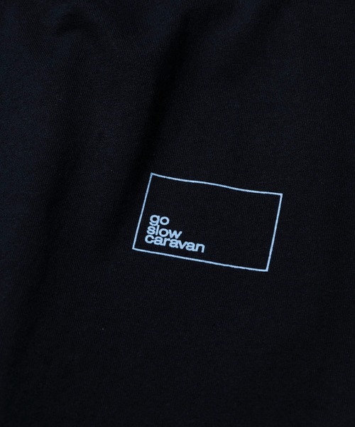 tシャツ USA/C スクエアLOGO バックプリント ゆったりTEE メンズ レディース | go slow caravan | 04