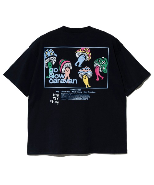 tシャツ USA/C スクエアLOGO バックプリント ゆったりTEE メンズ レディース | go slow caravan | 09